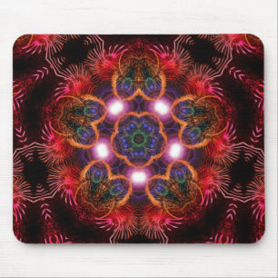 Lichte energie   Roze Paarse mousepad Muismat