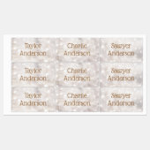 Lichte etherische bokeh waterdichte zelfklevende n labels (Vel)