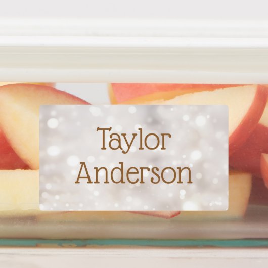 Lichte etherische bokeh waterdichte zelfklevende n labels (Aangebracht)