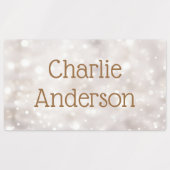 Lichte etherische bokeh waterdichte zelfklevende n labels (Design 2)