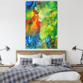 Lichte fakkel 1 Abstract landschap Canvas Afdruk (Insitu (Slaapkamer))