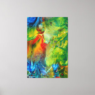 Lichte fakkel 1 Abstract landschap Canvas Afdruk