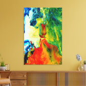 Lichte fakkel 2 Abstract landschap Canvas Afdruk (Insitu (Woonkamer))