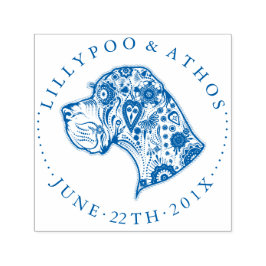 Lichte, fantastische daanstempels zelfinktende stempel