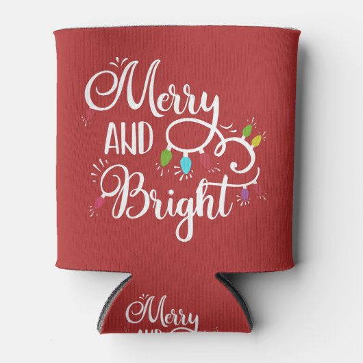 lichte feestdagen blikjeskoeler (Voorkant)