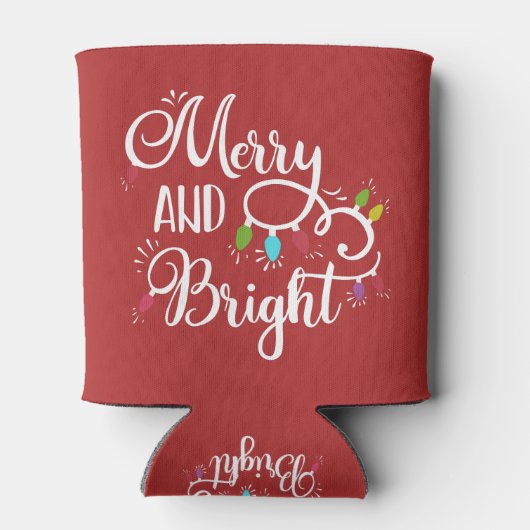 lichte feestdagen blikjeskoeler (Achterkant)