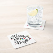 lichte feestdagen kartonnen onderzetters (Insitu)