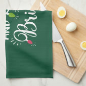 lichte feestdagen theedoek (Quarter Fold)