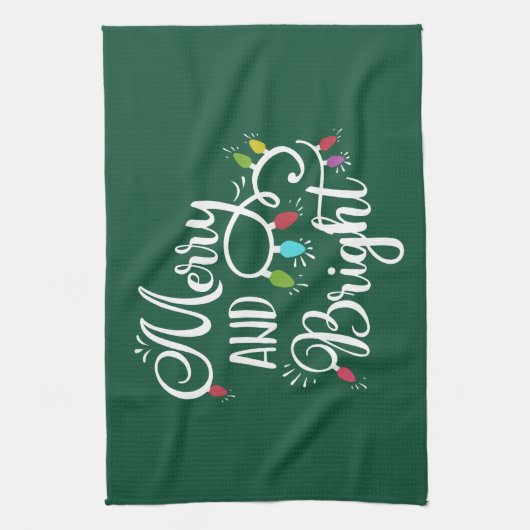 lichte feestdagen theedoek (Verticaal)