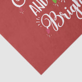 lichte feestdagen tissuepapier (Detail)