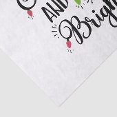 lichte feestdagen tissuepapier (Detail)