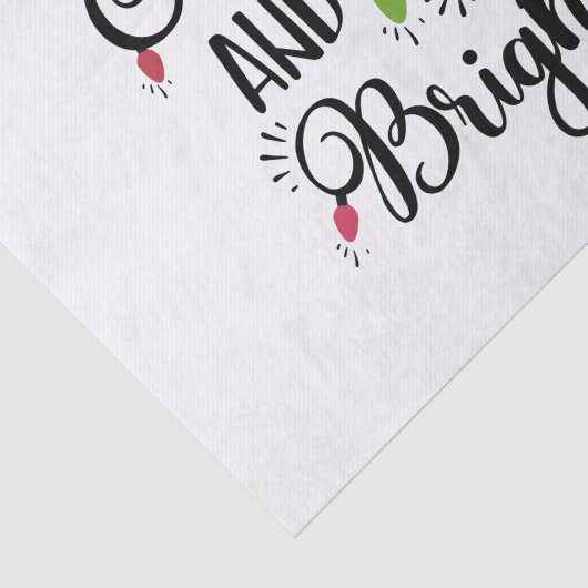 lichte feestdagen tissuepapier (Detail)