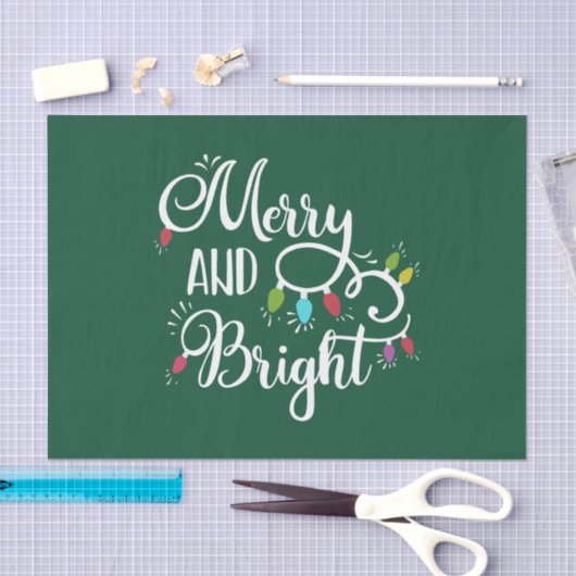 lichte feestdagen tissuepapier (Craft)