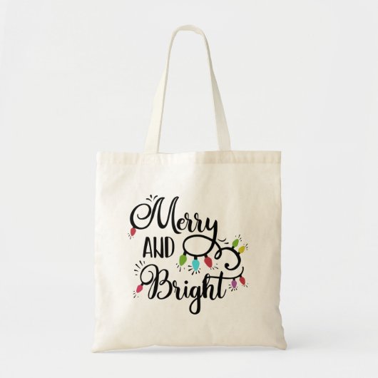 lichte feestdagen tote bag (Voorkant)