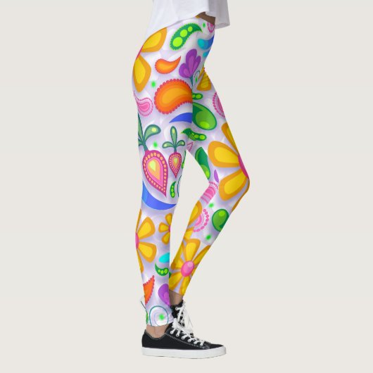 lichte flora - leggings (Rechts)