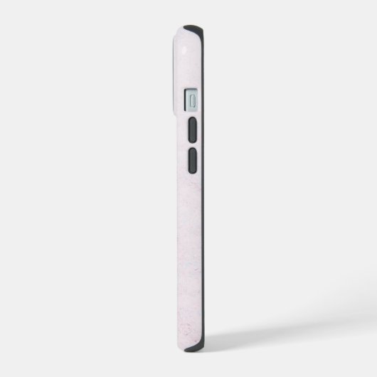 Lichte Floral achtergrond iPhone 15 Case (Linkerkant)