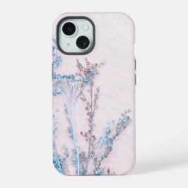 Lichte Floral achtergrond iPhone 15 Case