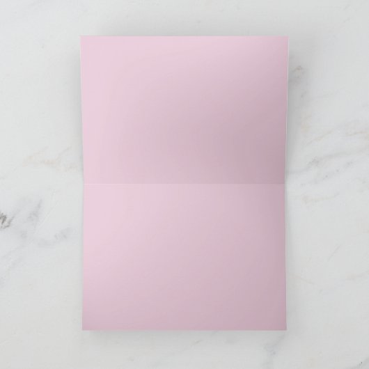 lichte florale wenskaart kaart (Binnen)