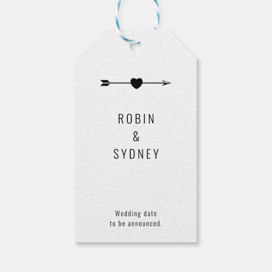 Lichte foto | Aankondiging Verloving | Cadeau Labe Cadeaulabel (Achterkant)