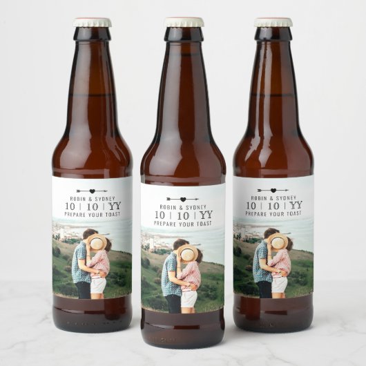 Lichte foto | De datum opslaan | Bierlabel Bier Etiket (Flessen)