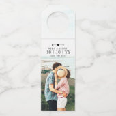 Lichte foto | De datum opslaan | Flesje Label | Bo (Voorkant)