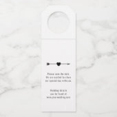 Lichte foto | De datum opslaan | Flesje Label | Bo (Achterkant)