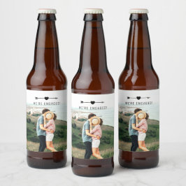 Lichte foto | VERLOVING | Bierlabel Bier Etiket