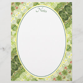 Lichte gele boter briefhoofd