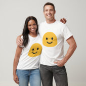 Lichte Glimlach Emoji T-shirt (Unisex)