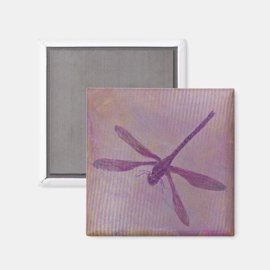 Lichte Glitter Dragonfly Magneet (Voorkant / Achterkant)