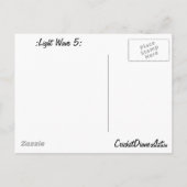 :Lichte golf 5: Ontwerpproducten door CricketDiane Briefkaart (Achterkant)