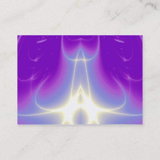 LICHTE GOLVEN, Violet, Paarse, Wit Visitekaartje (Achterkant)