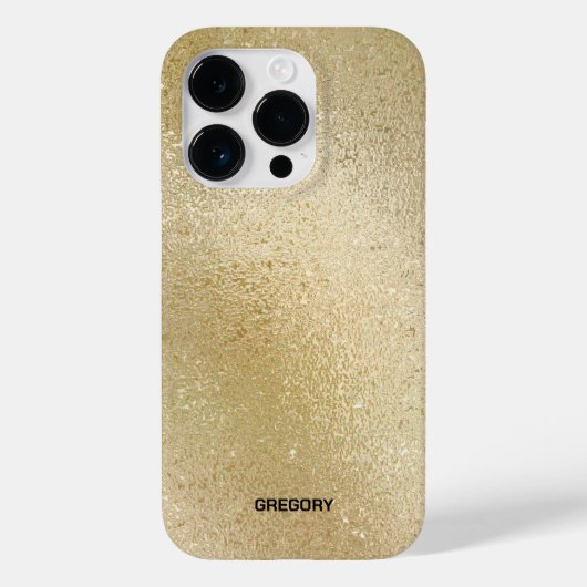 Lichte gouden achtergrond voor het schijnen Case-Mate iPhone case (Achterkant)