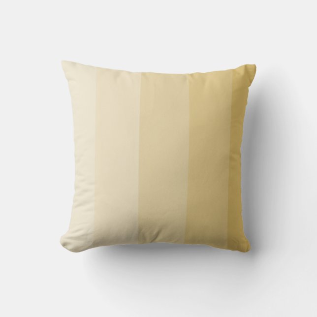Lichte gouden ombre streep kussen (Voorkant)