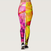 Lichte Graffiti Urban Grafische Kunst moderne abst Leggings (Achterkant)