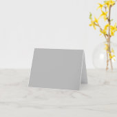 lichte grijze Mode grijze kleurendruk 2014 blanco Kaart (Gele Bloem)