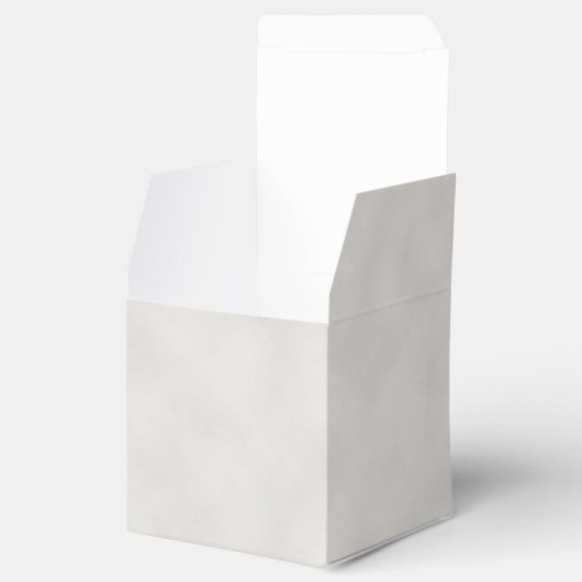 Lichte grijze perkament textuur achtergrond bedankdoosjes (Geopend)
