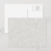 Lichte grijze perkament textuur achtergrond briefkaart (Voorkant / Achterkant)