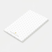 Lichte grijze pokadots post-it® notes (Schuin)