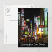 lichte groeten van korea briefkaart (Voorkant / Achterkant)