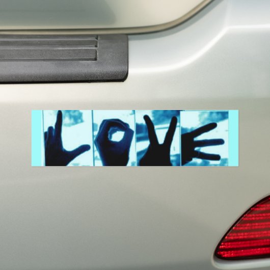 LICHTE Hands bumper sticker (Op auto)