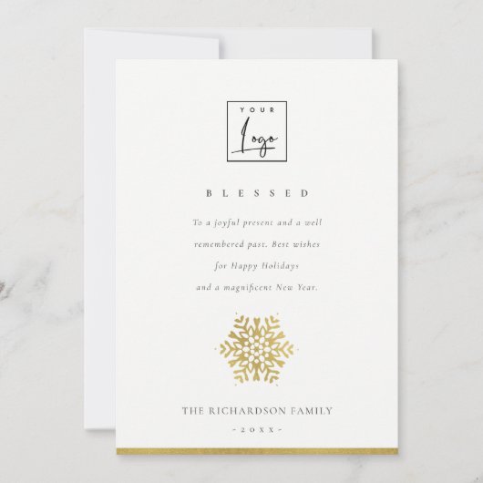 LICHTE HEILIGE KOORDEN VAN DE SNEEUWVLOK VAN DE FEESTDAGENKAART (Voorkant)