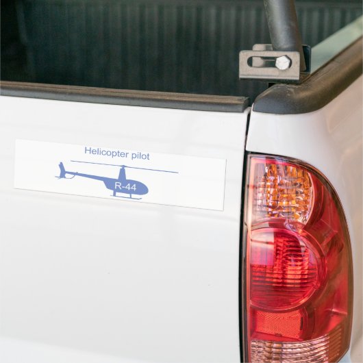 Lichte helikopter-bumper sticker (Op Truck)