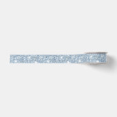 Lichte Hemelblauwe Glitter Verjaardag Grosgrain Lint (Voorkant)
