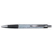 Lichte Hemelblauwe Glitter Verjaardag Pen (Achterkant)