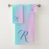 Lichte holografische achtergrond bad handdoek (Insitu)