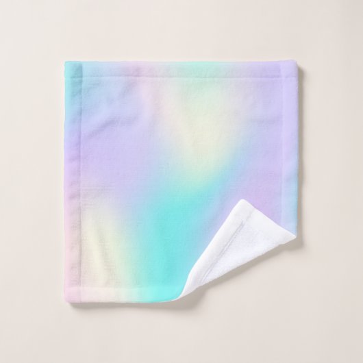 Lichte holografische achtergrond bad handdoek (Wasdoekje)