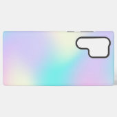 Lichte holografische achtergrond samsung galaxy hoesje (Achterkant horizontaal)