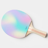 Lichte holografische achtergrond tafeltennisbatje (Zijkant)