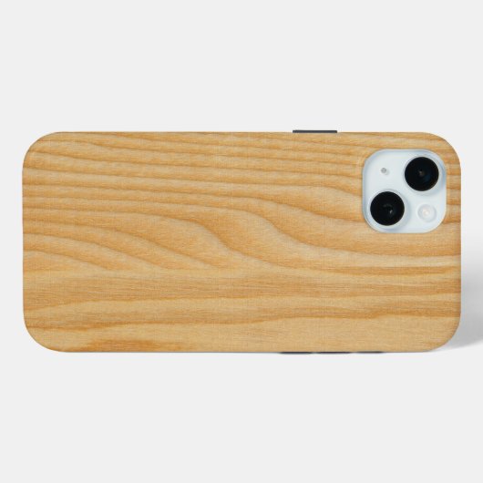 Lichte houtbordtexturen Case-Mate iPhone case (Achterkant (horizontaal))